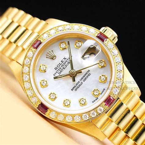 new ladies rolex presidential|pre owned rolex ladies president.